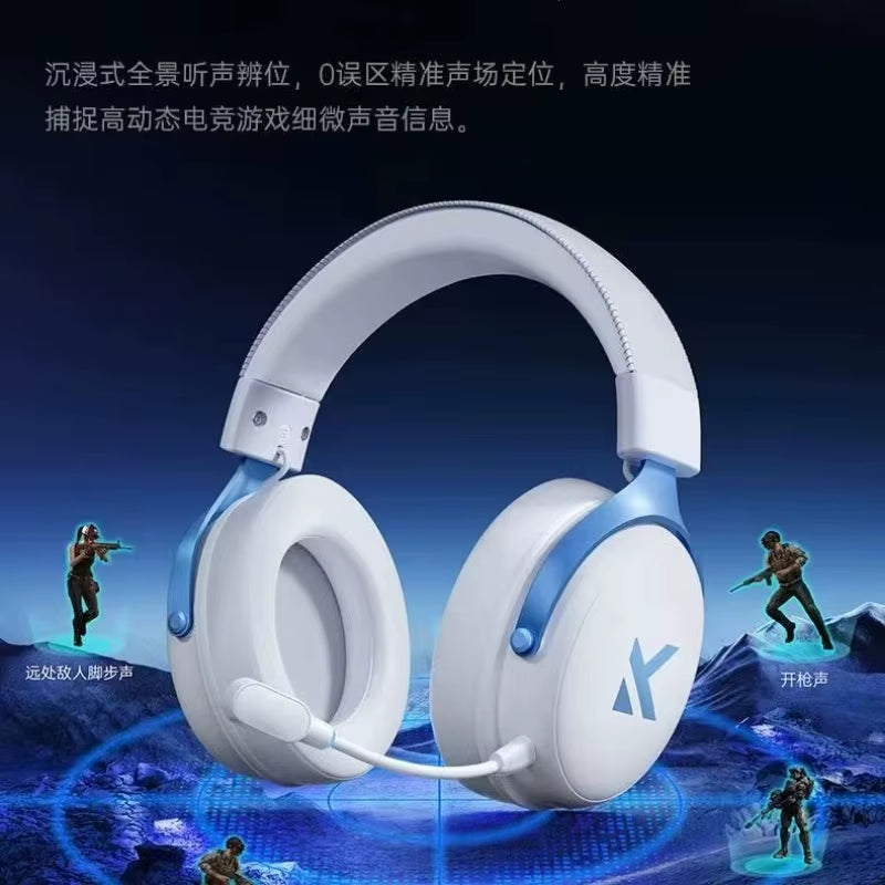 MCHOSE V9 Pro Music Gaming Headphones 3-Mode Wireless Noise Reduction Mic Custom Music Office Earphone E-Sport Pc Accessories