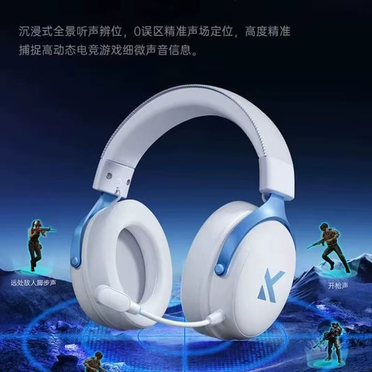 MCHOSE V9 Pro Music Gaming Headphones 3-Mode Wireless Noise Reduction Mic Custom Music Office Earphone E-Sport Pc Accessories