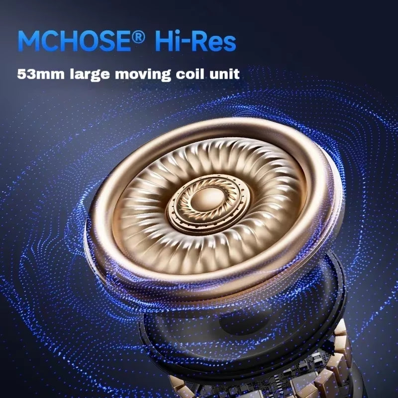 MCHOSE V9 Pro Music Gaming Headphones 3-Mode Wireless Noise Reduction Mic Custom Music Office Earphone E-Sport Pc Accessories