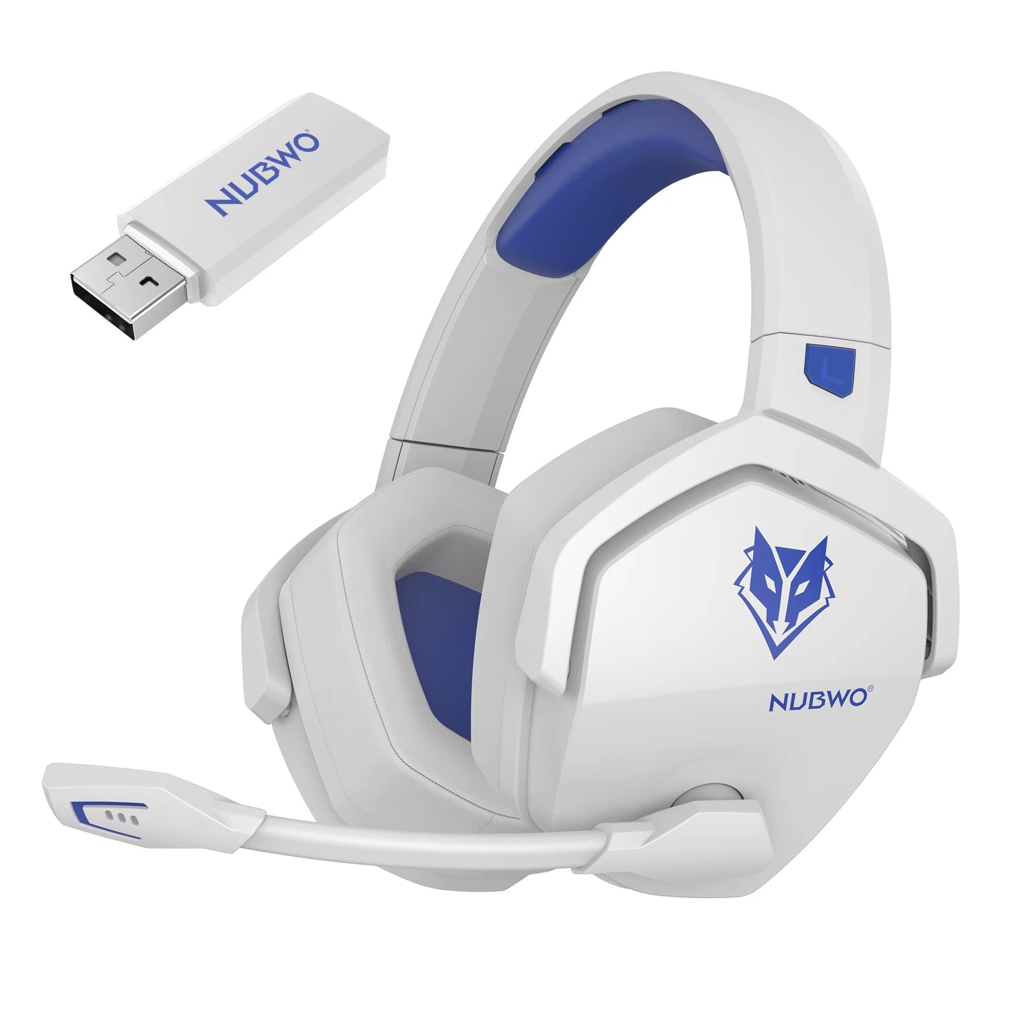 G06 Dual Wireless Gaming Headset with Microphone for PS5, PS4, PC, Mobile, Switch 2.4Ghz Wireless Bluetooth Headphone