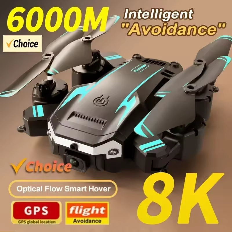 G6 Pro GPS Professional Drone 8K HD Dual-Cameras Aerial Photography Omnidirectional Obstacle Avoidance Quadrotor RC Distance 5KM