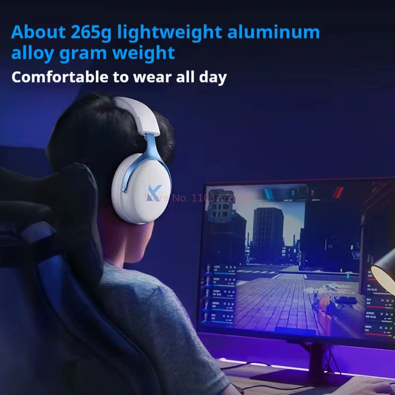 MCHOSE V9 Pro Wireless Bluetooth Headset with Three Mode Microphone Noise Reduction Dynamic Sound Low Delay Office and Gaming