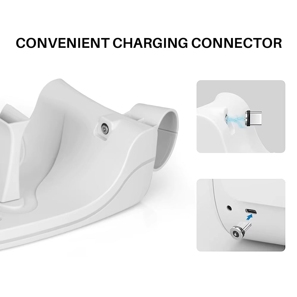 For Quest 2 Charging Base Fast Charging Quest 2 Rack Charging Station Wall-Mounted with LED Indicator Charging Port