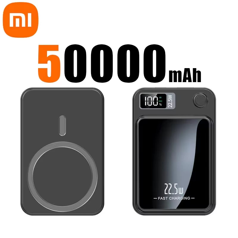 Xiaomi Ccc 100000Mah Magnetic Power Bank – 2025 Ultra-High Capacity Wireless Charger for Magsafe & Multi-Device Compatibility