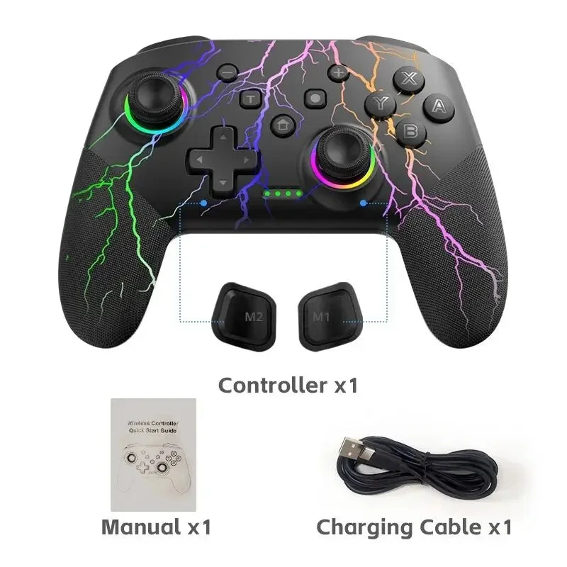 Wireless Switch Pro Controller for Switch/Switch OLED Programmable Joystick for PC Gamepad for Switch Lite Controller