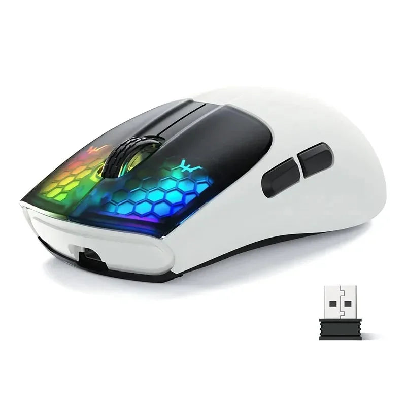 X5 Wreless Gaming Mouse,Bluetooth Tri-Mode,49G,Pixart Optical Sensor for Pc/Mac/Wins
