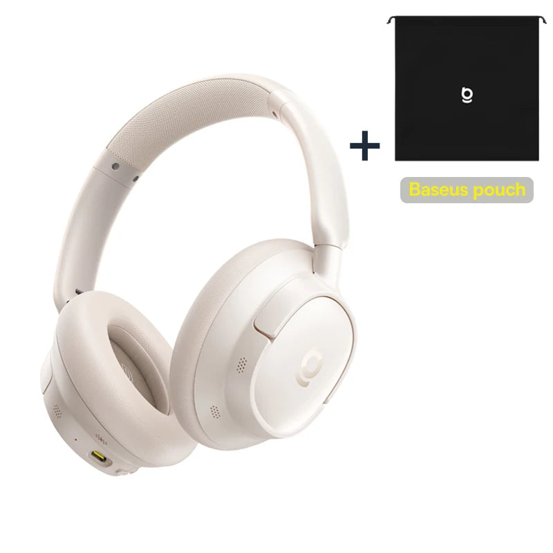 EH10 NC ANC Wireless Headphones 45Db Adaptive Hybrid Noise Cancelling Headsets Hi-Res LDAC Headphone Bluetooth 6.0 80Hrs