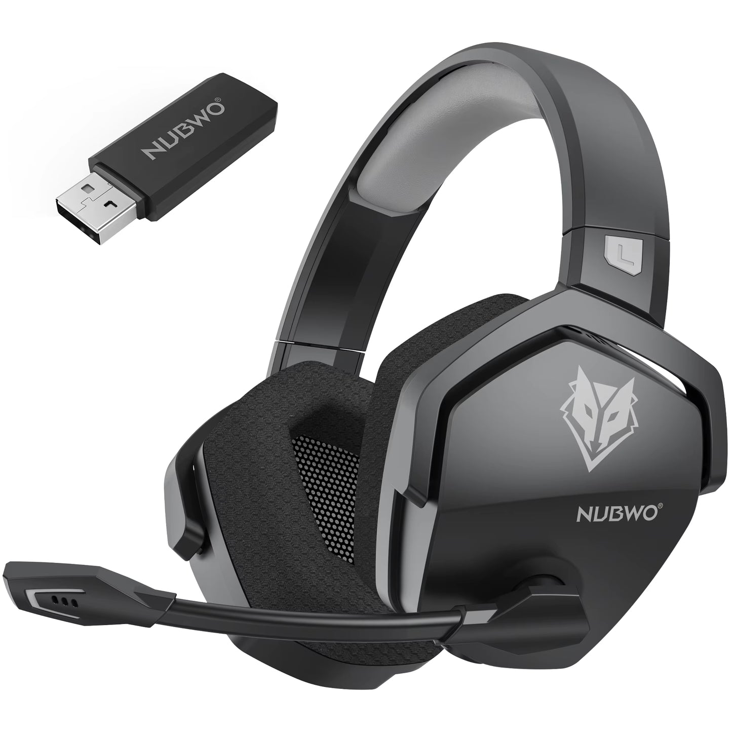 G06 Dual Wireless Gaming Headset with Microphone for PS5, PS4, PC, Mobile, Switch 2.4Ghz Wireless Bluetooth Headphone