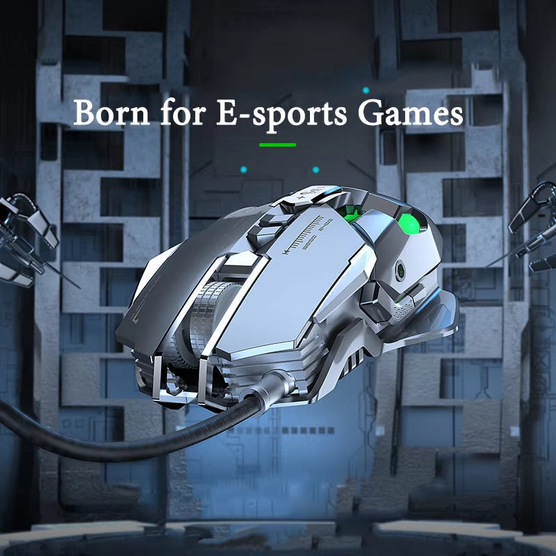 Professional Backlight RGB Gaming Mouse Ergonomic Mechanical Wired Mice Optical USB Office Gamer Mouse for Laptop PC Computer