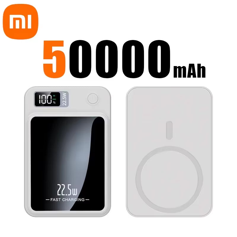 Xiaomi Ccc 100000Mah Magnetic Power Bank – 2025 Ultra-High Capacity Wireless Charger for Magsafe & Multi-Device Compatibility