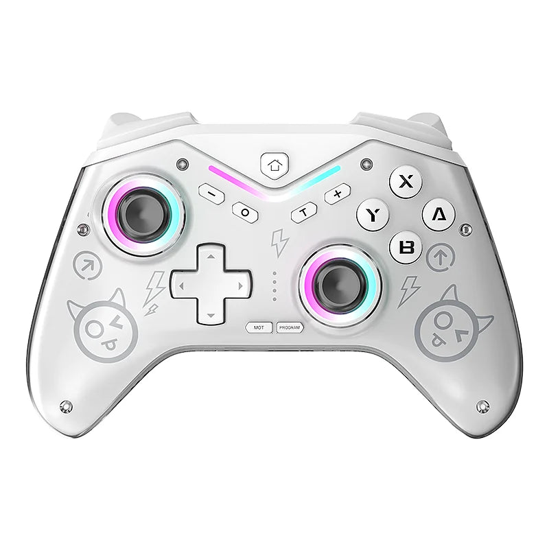 CM-619 Switch Game Controller Supports Ios/Android/Pc Dual Motor Wireless Controller with Dazzling Light