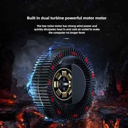 Game Laptop Radiator Bracket Base Air Cooled Silent Fan Cooling Plate Bracket Laptop Stand Fan Cooler Cooler Laptop