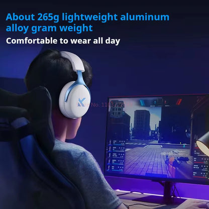 MCHOSE V9 Pro Wireless Bluetooth Headset with Three Mode Microphone Noise Reduction Dynamic Sound Low Delay Office and Gaming