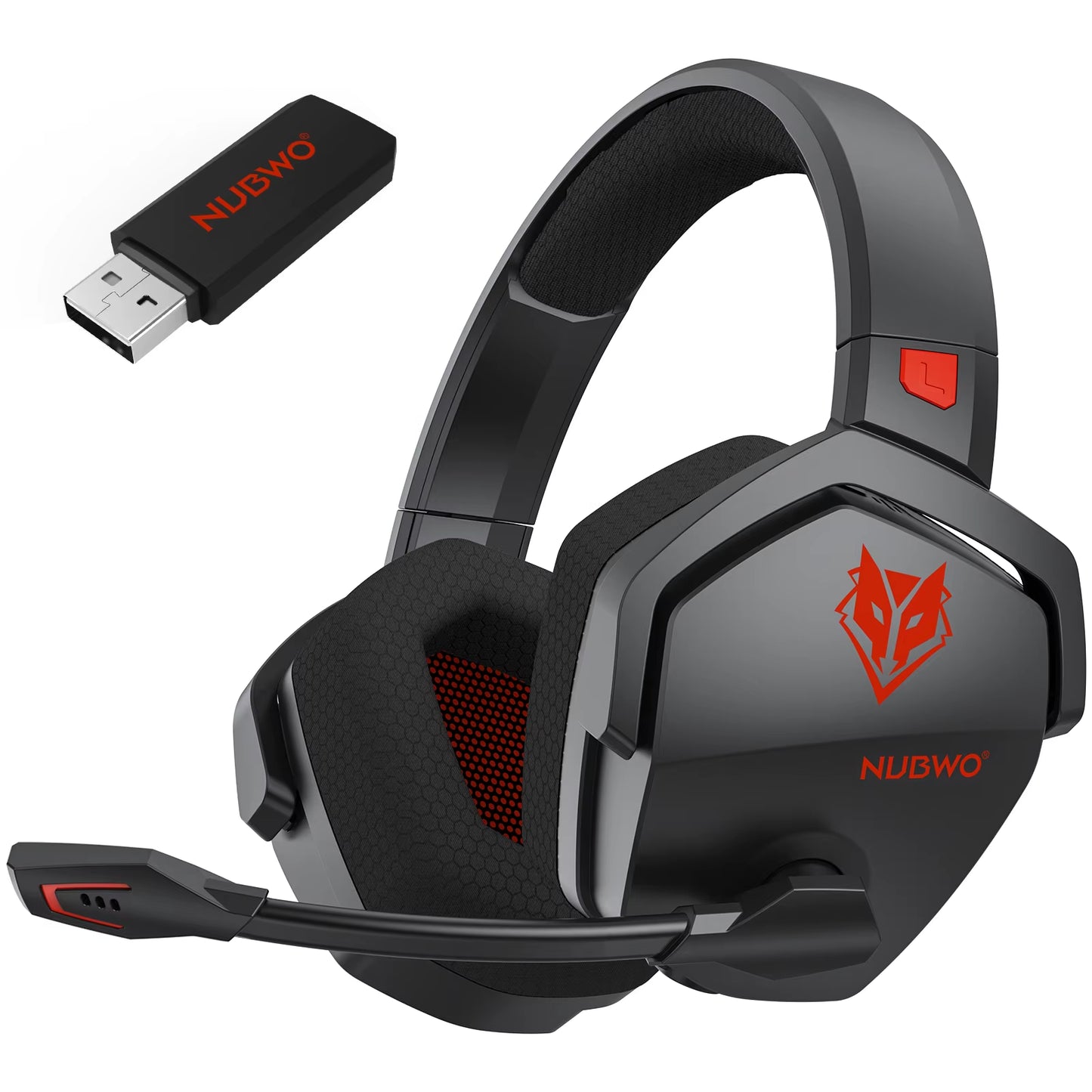 G06 Dual Wireless Gaming Headset with Microphone for PS5, PS4, PC, Mobile, Switch 2.4Ghz Wireless Bluetooth Headphone