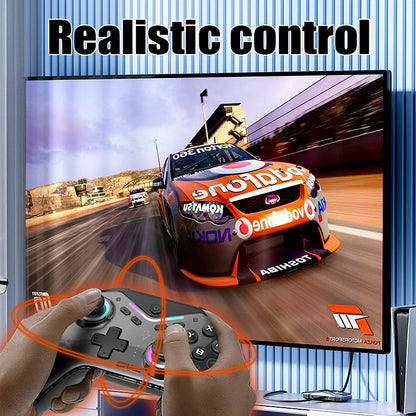 CM-619 Switch Game Controller Supports Ios/Android/Pc Dual Motor Wireless Controller with Dazzling Light