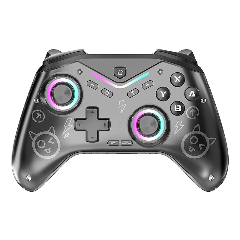 CM-619 Switch Game Controller Supports Ios/Android/Pc Dual Motor Wireless Controller with Dazzling Light