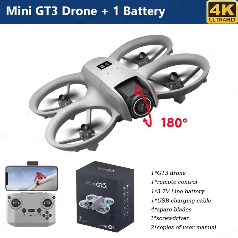 2025 New GT3 8K Professional Drone GPS Aerial Avoiding Obstacle Remote Control Brushless with Touch Remote RC Quadcopters 18000M