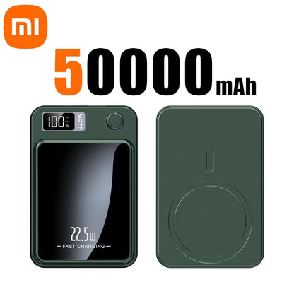 Xiaomi Ccc 100000Mah Magnetic Power Bank – 2025 Ultra-High Capacity Wireless Charger for Magsafe & Multi-Device Compatibility