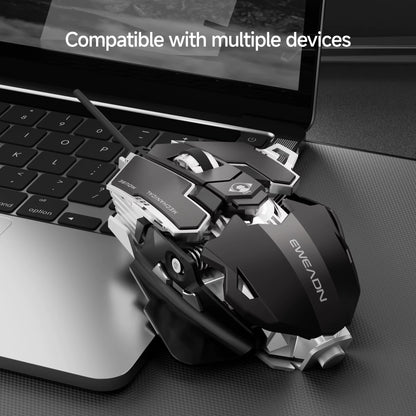 EWEADN Wired Gaming Mouse, Mechanical, Aluminum Base, Tail Length Adjustment, Ergonomic, Office & Gaming, Windows/Laptop, Gamers