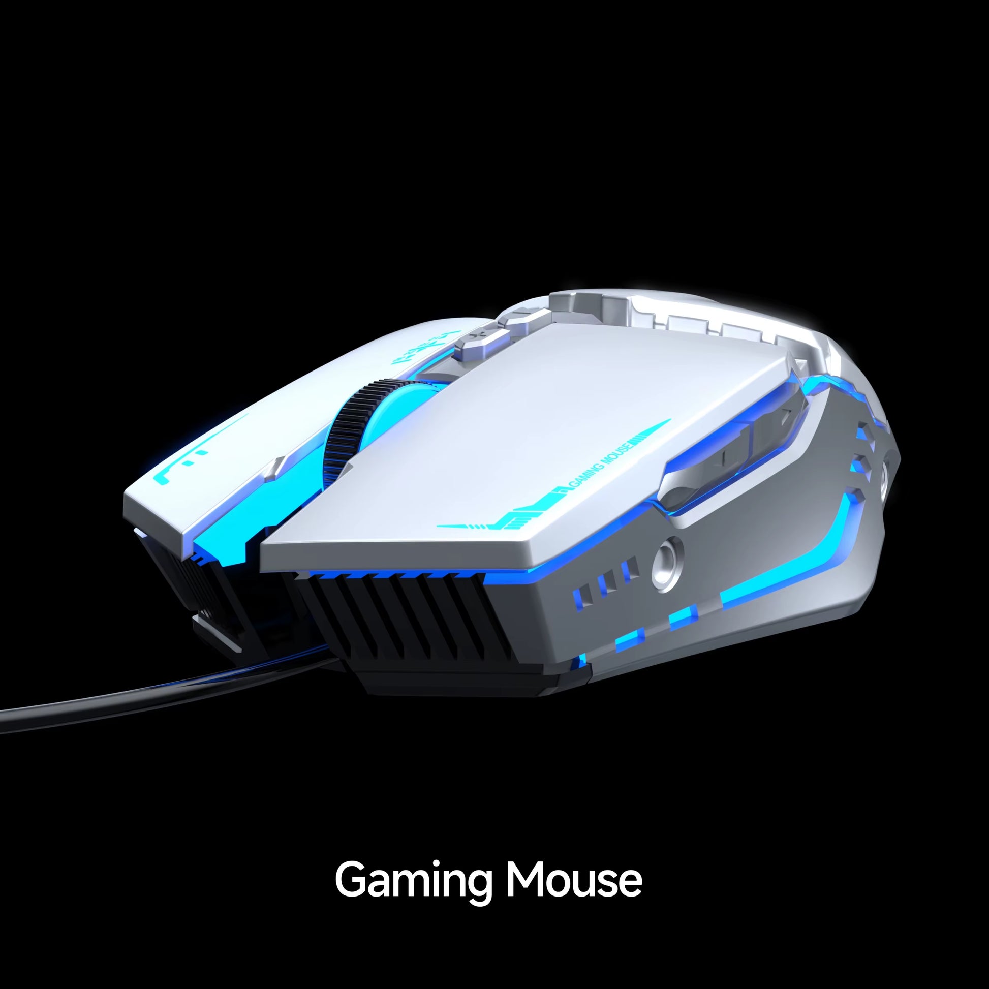 G9 Gaming Wired Sound Mechanical Mouse, Metal Base, LED, Portable Computer Peripheral Accessories, for Windows/Laptop