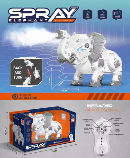 RC Spider Robot Remote Control Spider Toys with Spray/Light/Music Gifts for 6 -12 Year Old Boys Halloween Easter Toys for Kids