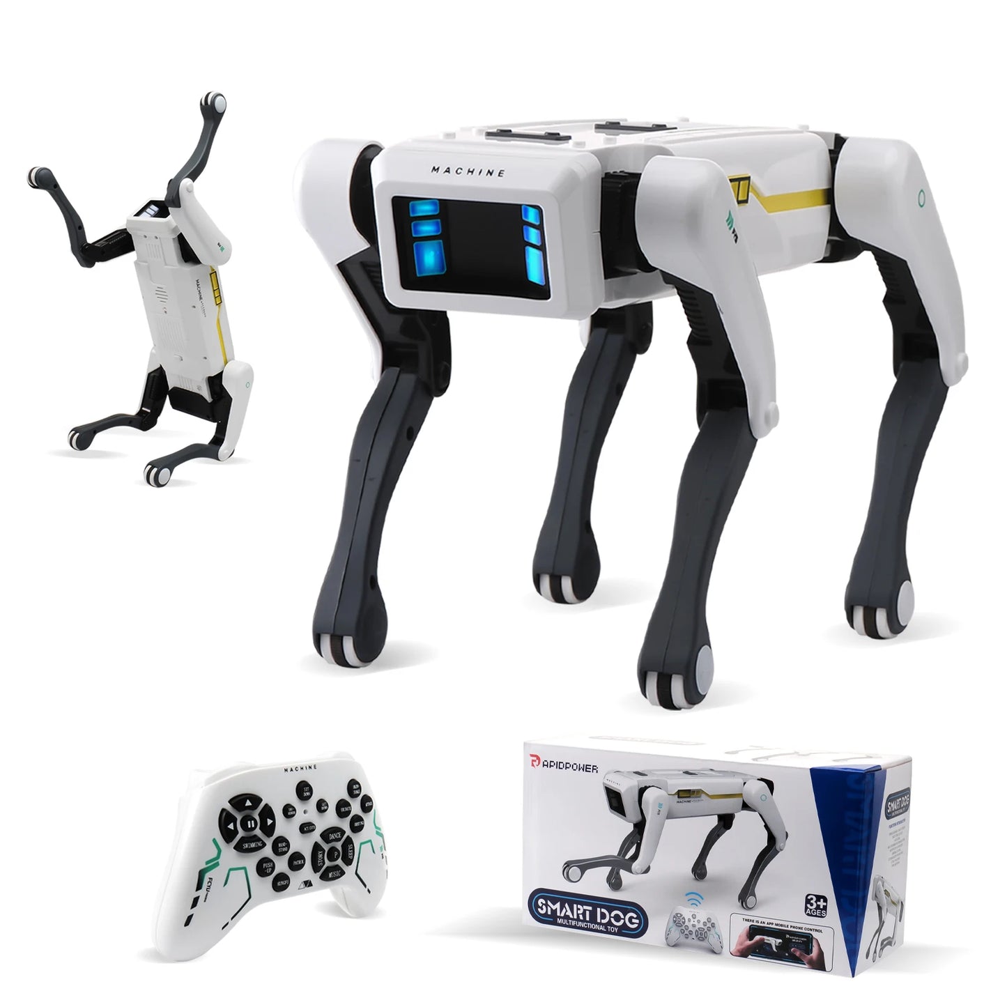 Intelligent AI RC Robot Dog Voice Dialogue APP Remote Control Programming Singing Dancing Machine Dog Kids Toys