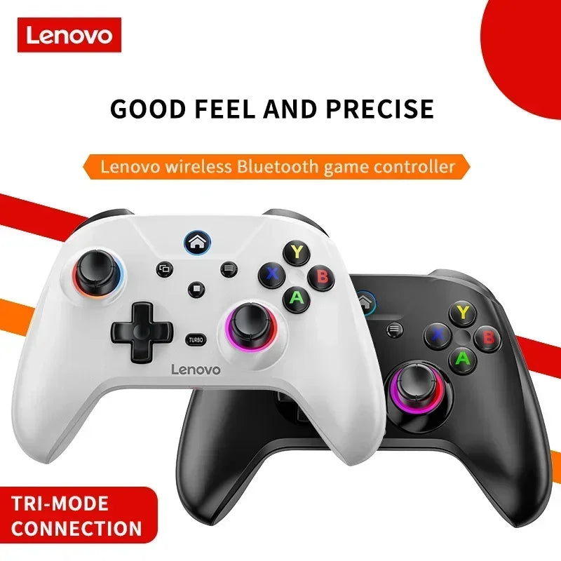 New Lenovo S02 Wireless Controller Bluetooth Gamepad for Nintendo Switch,Pc,Android TV,IOS PC Joysticks Six-Axis Dual Vibration