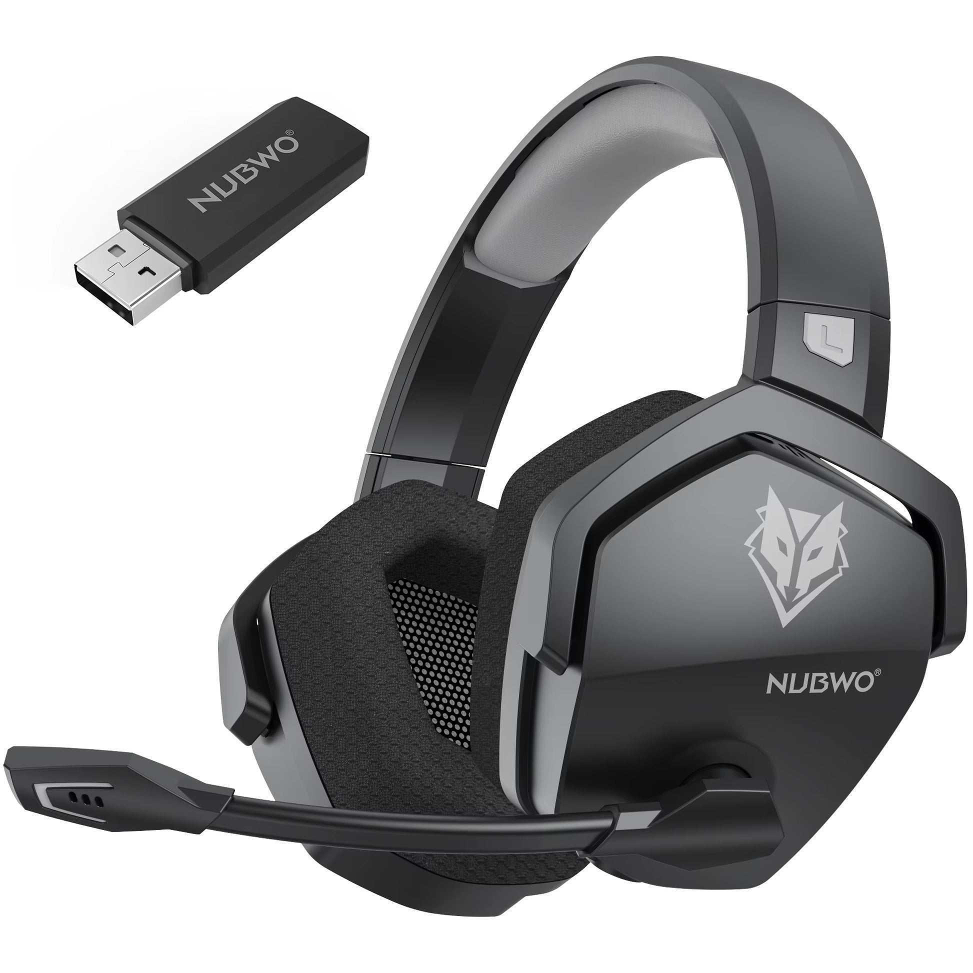 G06 Dual Wireless Gaming Headset with Microphone for PS5, PS4, PC, Mobile, Switch 2.4Ghz Wireless Bluetooth Headphone