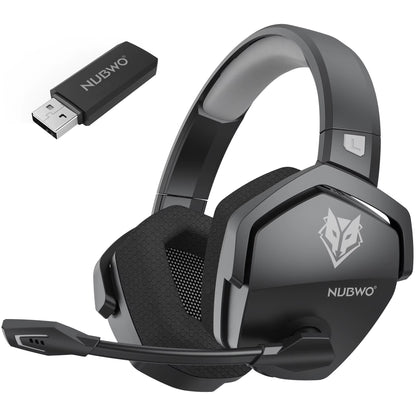 G06 Dual Wireless Gaming Headset with Microphone for PS5, PS4, PC, Mobile, Switch 2.4Ghz Wireless Bluetooth Headphone