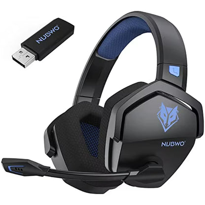 G06 Dual Wireless Gaming Headset with Microphone for PS5, PS4, PC, Mobile, Switch 2.4Ghz Wireless Bluetooth Headphone