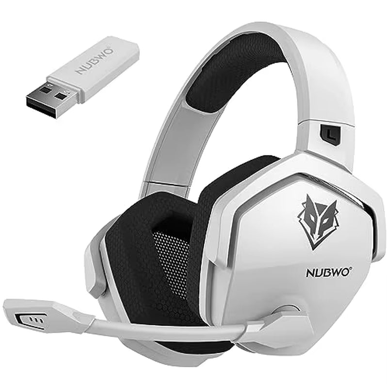 G06 Dual Wireless Gaming Headset with Microphone for PS5, PS4, PC, Mobile, Switch 2.4Ghz Wireless Bluetooth Headphone