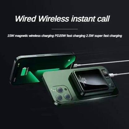 Xiaomi Ccc 100000Mah Magnetic Power Bank – 2025 Ultra-High Capacity Wireless Charger for Magsafe & Multi-Device Compatibility