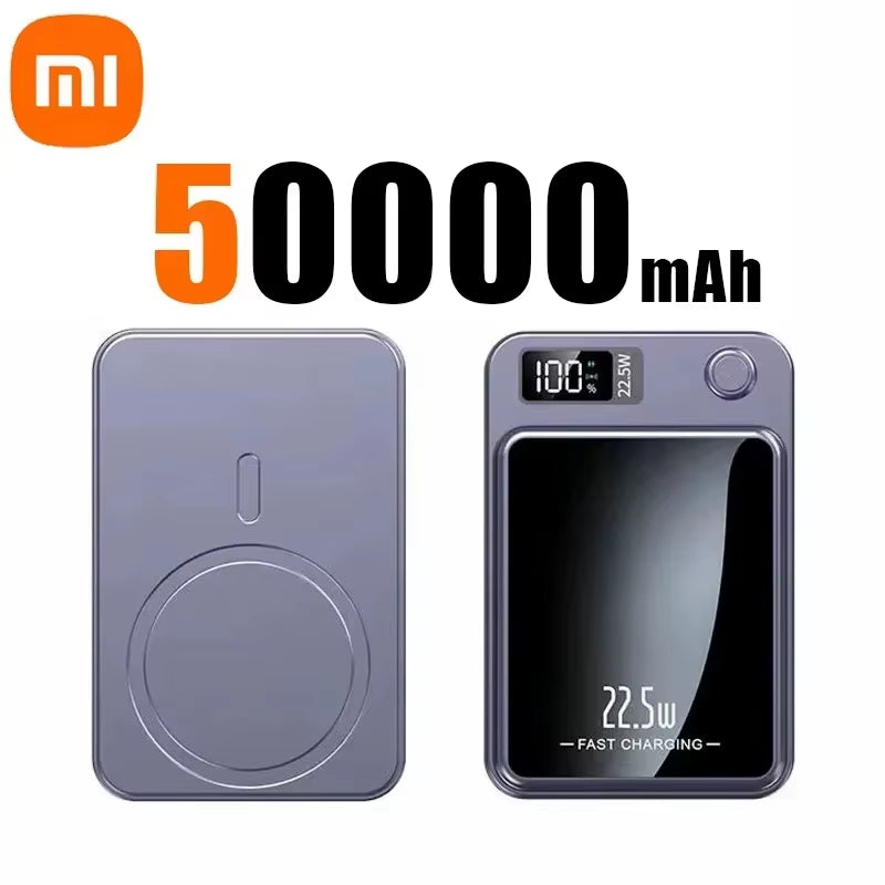 Xiaomi Ccc 100000Mah Magnetic Power Bank – 2025 Ultra-High Capacity Wireless Charger for Magsafe & Multi-Device Compatibility