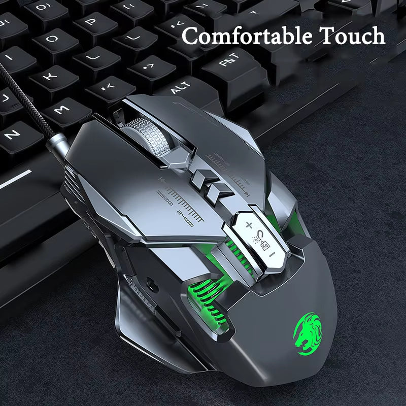 Professional Backlight RGB Gaming Mouse Ergonomic Mechanical Wired Mice Optical USB Office Gamer Mouse for Laptop PC Computer
