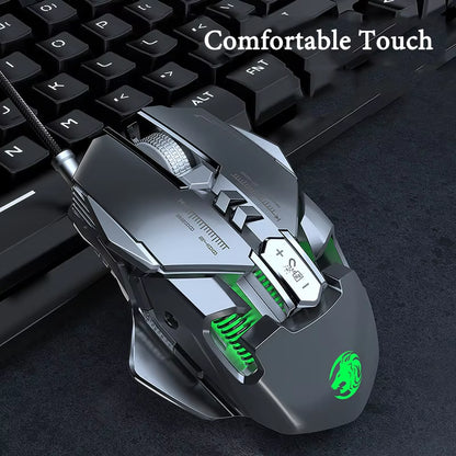 Professional Backlight RGB Gaming Mouse Ergonomic Mechanical Wired Mice Optical USB Office Gamer Mouse for Laptop PC Computer