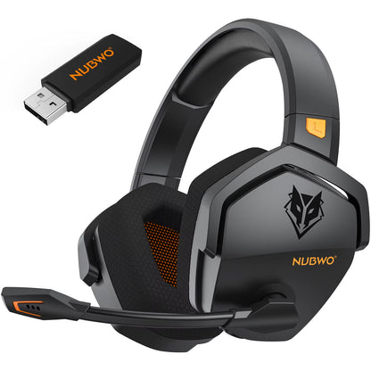 G06 Dual Wireless Gaming Headset with Microphone for PS5, PS4, PC, Mobile, Switch 2.4Ghz Wireless Bluetooth Headphone